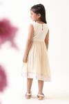 Shop_JILMIL DREAMWEAR_Off White Cotton Hand Painted Dress _at_Aza_Fashions