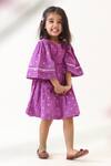 Shop_JILMIL DREAMWEAR_Purple Cotton Beads Embroidered Dress _Online_at_Aza_Fashions