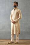 Torani Beige Handloom , Mradu Nisarg Hand Block Printed Kurta Set Online at Aza Fashions Torani_Beige Handloom , Mradu Nisarg Hand Block Printed Kurta Set _Online_at_Aza_Fashions