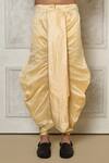 Buy_Aryavir Malhotra_Peach Sherwani Jaquard Woven Leaf Vine Intertwined With Dhoti Pant 