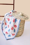 Buy_Jaipur Gate_White Muslin Printed Hot Air Balloon And Cloud Baby Razai _at_Aza_Fashions