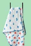 Shop_Jaipur Gate_White Muslin Printed Hot Air Balloon And Cloud Baby Razai _Online_at_Aza_Fashions