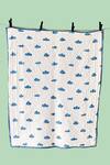 Jaipur Gate_White Muslin Printed Hot Air Balloon And Cloud Baby Razai _at_Aza_Fashions