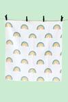 Buy_Jaipur Gate_White Muslin Printed Reversible Rainbow Baby Playmat _Online_at_Aza_Fashions