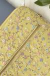 Shop_Amyra_Yellow Floral Embroidered Laptop Sleeve_at_Aza_Fashions