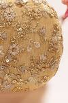 Amyra_Gold Embroidery, Sequins Elan Zari Clutch _Online_at_Aza_Fashions