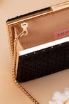 Buy Amyra Black Sequins, Embroidery Noir Clutch Online at Aza Fashions Buy_Amyra_Black Sequins, Embroidery Noir Clutch _Online_at_Aza_Fashions