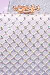 Shop_Amyra_Off White Stones Unicorn Embellished Clutch_at_Aza_Fashions