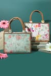 Shop_Amyra_Multi Color Wallflower Print Hand Bag _at_Aza_Fashions
