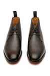 Buy_3dm Lifestyle_Black Grain Leather Chukka Boots _Online_at_Aza_Fashions