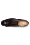 Shop_3dm Lifestyle_Brown Handcrafted Pleated Oxford Shoes _Online_at_Aza_Fashions