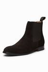 Shop_3dm Lifestyle_Black Suede Chelsea Boots _Online_at_Aza_Fashions