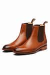 Buy 3dm Lifestyle Brown Leather Chelsea Boots at Aza Fashions Buy_3dm Lifestyle_Brown Leather Chelsea Boots _at_Aza_Fashions