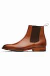 Buy 3dm Lifestyle Brown Leather Chelsea Boots Online at Aza Fashions Buy_3dm Lifestyle_Brown Leather Chelsea Boots _Online_at_Aza_Fashions