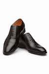 Shop 3dm Lifestyle Black Leather Oxford Shoes at Aza Fashions Shop_3dm Lifestyle_Black Leather Oxford Shoes _at_Aza_Fashions