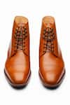 Buy_3DM LIFESTYLE_Brown Toe Cap Derby Boots  