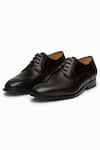 Buy_3DM LIFESTYLE_Black Lace Up Derby Shoes  _at_Aza_Fashions