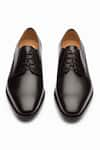 Buy_3DM LIFESTYLE_Black Lace Up Derby Shoes  