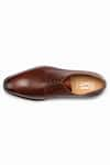 Shop_3DM LIFESTYLE_Brown Lace Up Solid Derby Shoes  