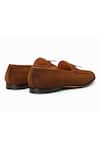 3DM LIFESTYLE_Brown Belgian Leather Loafers  _at_Aza_Fashions