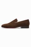 Buy_3DM LIFESTYLE_Brown Venetian Leather Penny Loafers _Online_at_Aza_Fashions