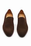 Buy_3DM LIFESTYLE_Brown Venetian Leather Penny Loafers 