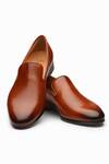 Shop_3DM LIFESTYLE_Brown Venetian Leather Loafers  _at_Aza_Fashions