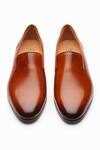 Buy_3DM LIFESTYLE_Brown Venetian Leather Loafers  