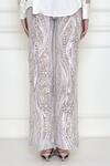 Buy_Dilnaz_Grey Net Embellished Jewel Sheer Pant  _Online_at_Aza_Fashions