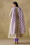 Shop_VARUN CHHABRA_Purple Anarkali Cambric Cotton Block Printed And Embellished Floral Set_at_Aza_Fashions