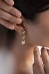 Do Taara_Gold Plated Kundan And Pearl Embellished & Earrings _Online_at_Aza_Fashions
