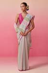 Buy_Dressfolk_Multi Color Cotton Handwoven Stripe Soda Pop Saree _at_Aza_Fashions