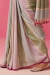 Buy_Dressfolk_Multi Color Cotton Handwoven Stripe Soda Pop Saree _Online_at_Aza_Fashions