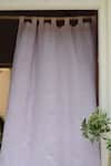 Shop_Taru Jaipur_Purple 100% Linen Jamuni Curtain _at_Aza_Fashions