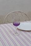 Buy_Taru Jaipur_Purple 100% Linen Printed Jamuni Rekh Table Cover_Online_at_Aza_Fashions