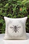 Buy_Studio Covers_Off White Linen Woven Le Miel Shabby Chic Cushion Cover_at_Aza_Fashions
