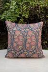 Buy_Studio Covers_Multi Color Cotton Polyester Blend Floral Pattern Paisley Dusk Cushion Cover_at_Aza_Fashions