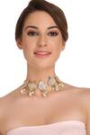 Buy_AE-Tee_Gold Plated Crystal Choker_at_Aza_Fashions