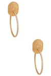 Shop_Ae-Tee_Gold Plated Crystal Hoops _at_Aza_Fashions