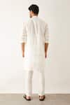 Shop Son Of A Noble Snob White Linen Issa Kurta Set at Aza Fashions Shop_Son Of A Noble Snob_White Linen Issa Kurta Set _at_Aza_Fashions