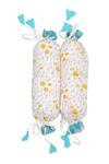 Masaya_Blue Hypoallergenic Cotton Giraffe My Best Friend The Cot Bedding Set _Online_at_Aza_Fashions