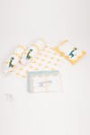 Shop_Masaya_Yellow Hypoallergenic Cotton Giraffe My Best Friend The Cot Bedding Set _at_Aza_Fashions