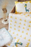 Masaya_Yellow Hypoallergenic Cotton Giraffe My Best Friend The Cot Bedding Set _Online_at_Aza_Fashions