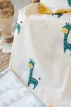 Masaya_Yellow Hypoallergenic Cotton Giraffe My Best Friend The Printed Cot Bedding Set _Online_at_Aza_Fashions