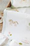 Masaya_Peach Hypoallergenic Cotton Circus I Am Going To The Cot Bedding Set _Online_at_Aza_Fashions