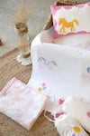 Buy_Masaya_Pink Hypoallergenic Cotton Circus I Am Going To The Printed Cot Bedding Set _at_Aza_Fashions