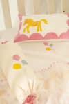 Shop_Masaya_Pink Hypoallergenic Cotton Circus I Am Going To The Printed Cot Bedding Set _at_Aza_Fashions