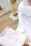 Buy_Masaya_Pink Hypoallergenic Cotton Circus I Am Going To The Printed Cot Bedding Set _Online_at_Aza_Fashions