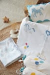 Buy_Masaya_Blue Hypoallergenic Cotton Circus I Am Going To The Cot Bedding Set _at_Aza_Fashions