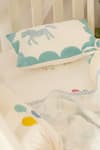 Shop_Masaya_Blue Hypoallergenic Cotton Circus I Am Going To The Cot Bedding Set _at_Aza_Fashions